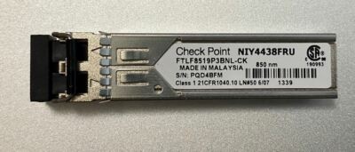 Check Point NIY4438FRU CPAC-TR-1SX-B 1GE SFP-SX 1000BASE-SX