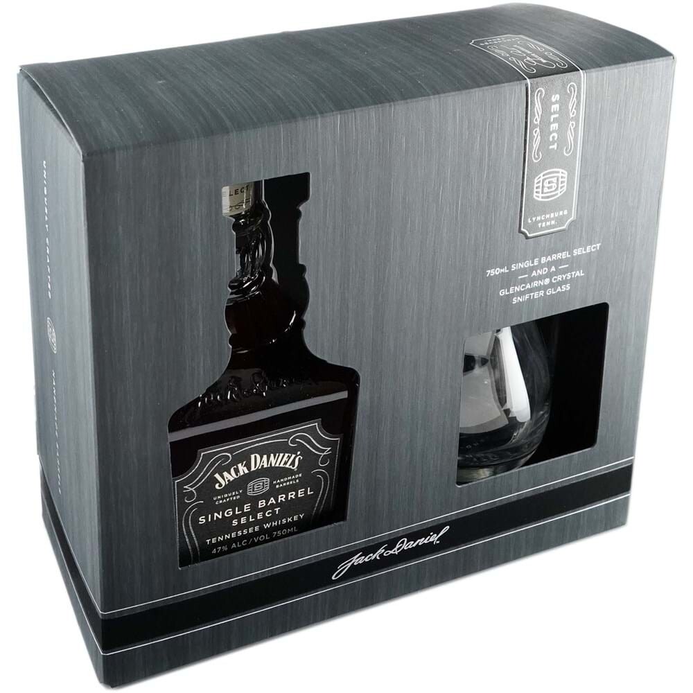 American Whiskey Tennessee Single Barrel - Jack Daniel's Glass Pack 70cl