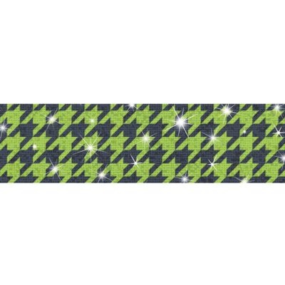 Houndstooth Green Bolder Borders    Sparkle Plus Trend Enterprises Inc. T-85426