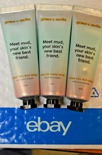 3X Grace and Stella Dead Sea Mud Mask Sample Size 30 ml  Set of 3