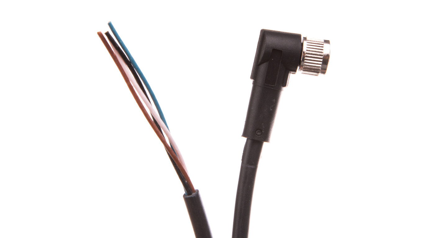 Connecting cable 5m with 4P angled socket FIELDBUS M8 S / A AB-C4- 5,0PUR /T2UK