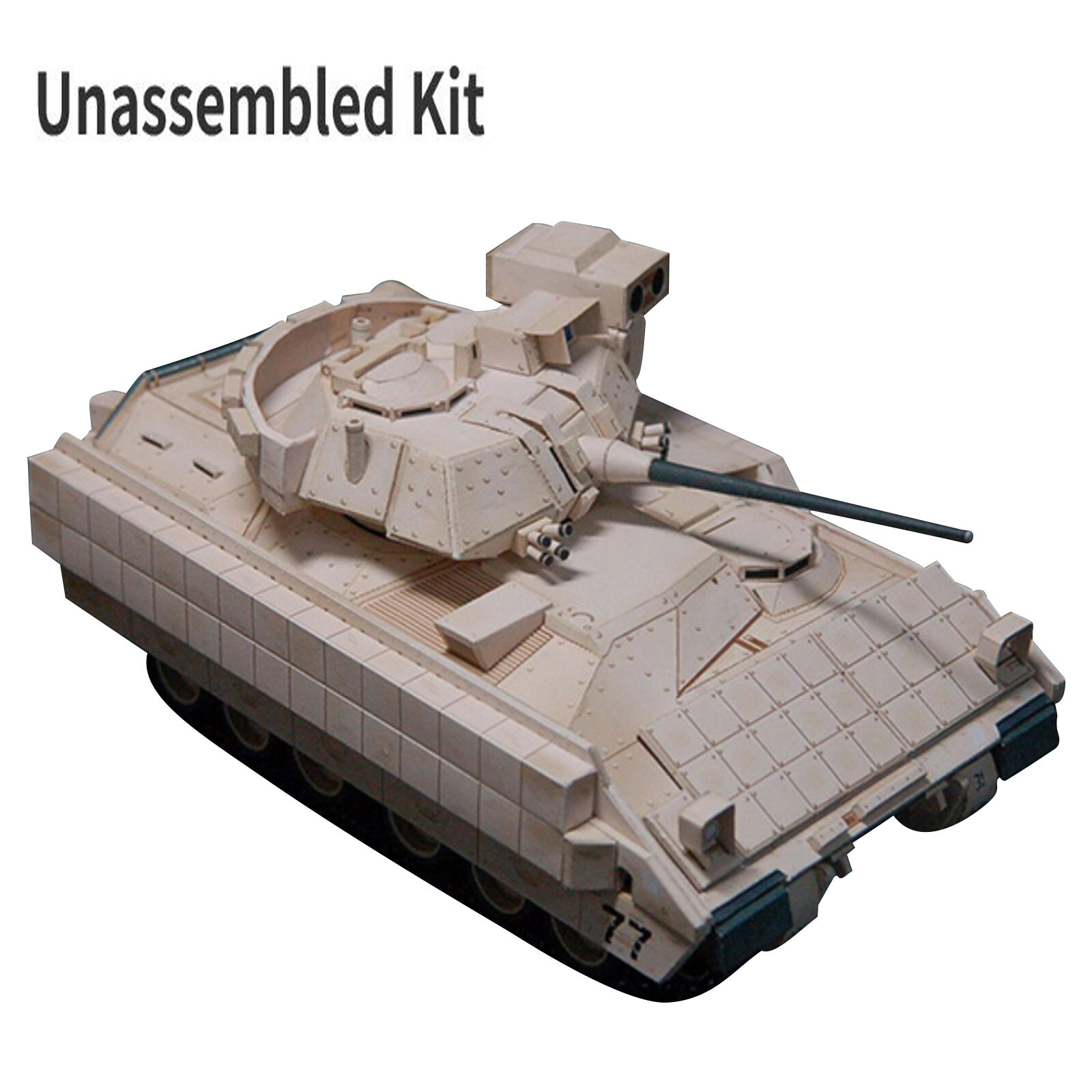 143 Unassembled M2 Bradley Infantry Fighting Vehicle Paper Model