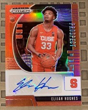 2020-21 Prizm Draft ELIJAH HUGHES RC Auto Red /199 - CUSE - BIN STEAL