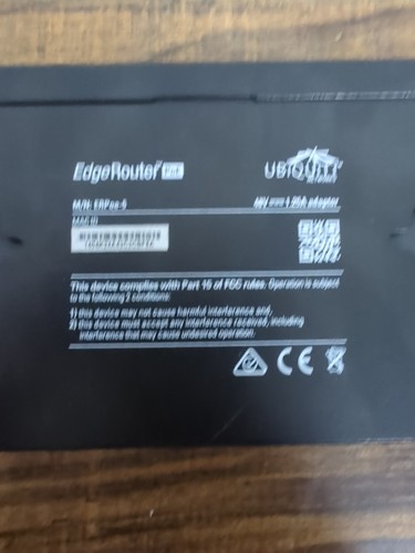 Ubiquiti ERPoe-5 EdgeRouter Poe 5-Port Router - Picture 3 of 3
