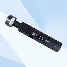 NPT 1/4" 3/8" 1/2" Taper Pipe Plug Thread Gage Gauge NPT Nipple Gauge Thread