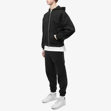 Cole Buxton Black Hoodie Warm Up Zip Large BNWT RRP £165 Athletic Essentialism