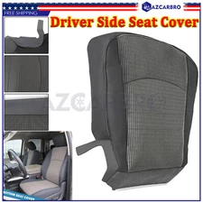 For 2009 10 11 2012 Gray Dodge Ram 1500 2500 3500 Driver Bottom Cloth Seat Cover