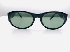 Vintage Cerruti 1881 4202 Black Oval Sunglasses FRAMES ONLY