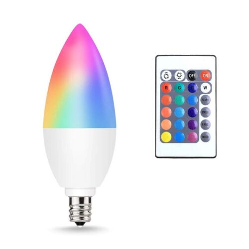 RGB LED COLOUR SMART CHANGING LIGHT BULB With REMOTE E12/E14/E26/E27/B22~ - Picture 7 of 12