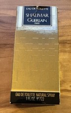 Guerlain SHALIMAR Eau de Toilette Spray 1fl oz/30ml  Vintage NEW WITH BOX