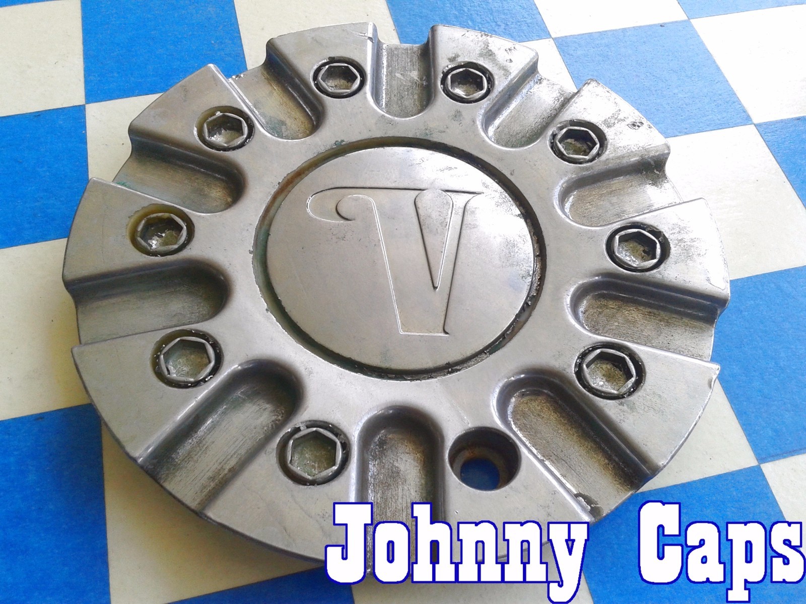 VELOCITY Wheels Chrome Center Caps CVW60002CAP Custom Wheel [59] USED Cap (1)