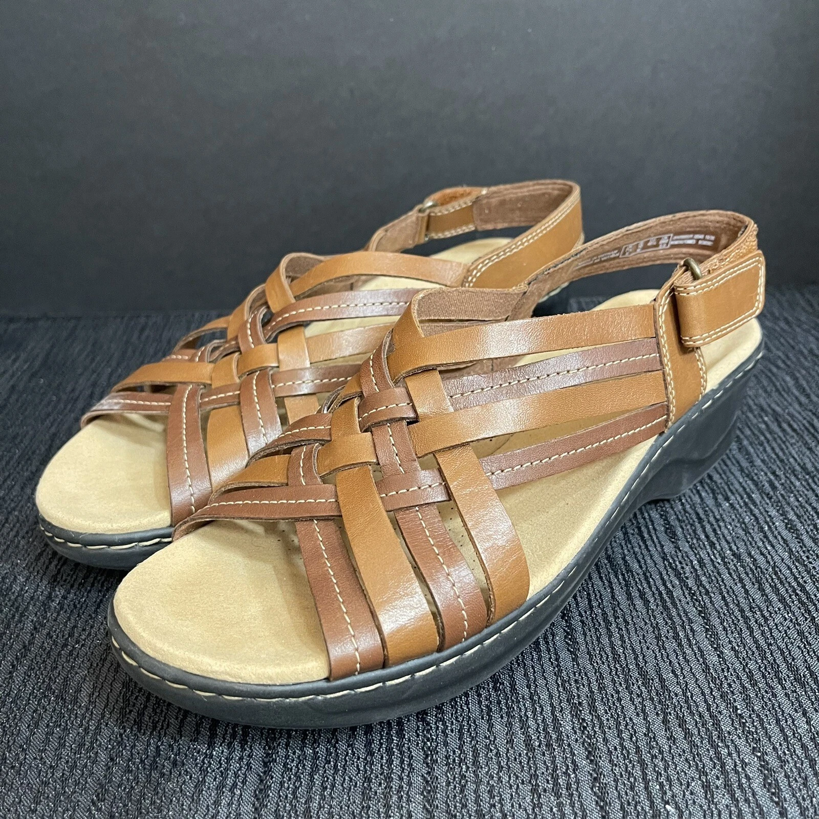 SANDALI CASUAL CLARKS DONNA LEXI CARMEN GANCIO E PASSANTE CON CINTURINO taglia 10W