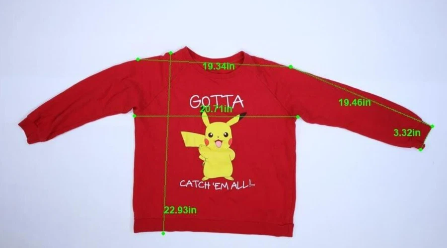 Sudadera Pokemon Mujer Roja Manga Larga Pikachu Gotta Catch Em All M Foto 2 de 4