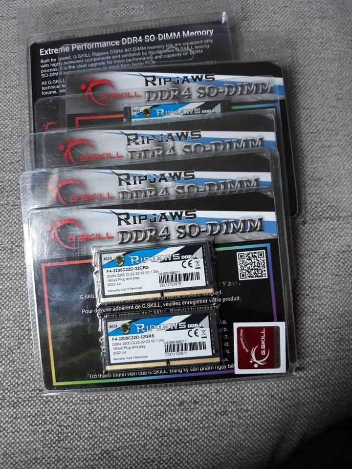 G.SKILL Ripjaws Series 32GB (2 x 16GB) 260-Pin DDR4 SO-DIMM DDR4 3200 (P� - Image 3 of 3