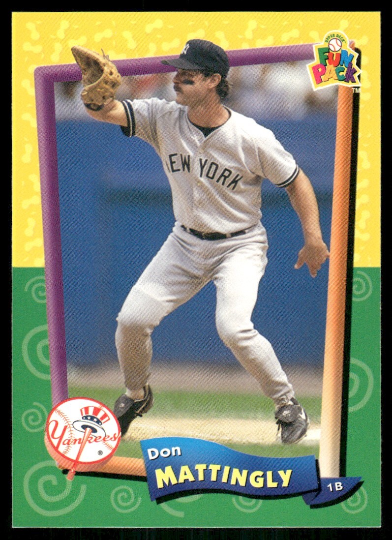 Don Mattingly New York Yankees #123 1994 Upper Deck Fun Pack Baseball Card
