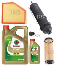 FOR BMW 320D M SPORT G20 SERVICE KIT NEW FUEL AIR OIL FILTER & 6L CASTROL EDGE