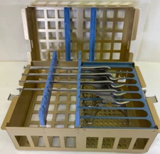 Set of 4 V. Mueller NL4280-082 3 4 5 x 90° 8" Ferris Smith Kerrison Rongeurs Set