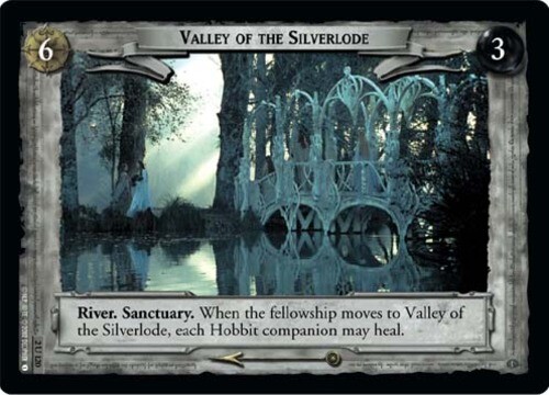 LOTR CCG 1x  Valley of the Silverlode - 2U120 - Foil Moderate Play Mines of Mori