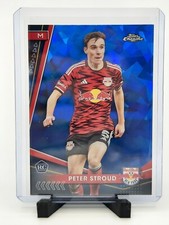 2024 Topps Chrome Sapphire MLS Peter Stroud #68 RC NY Red Bulls