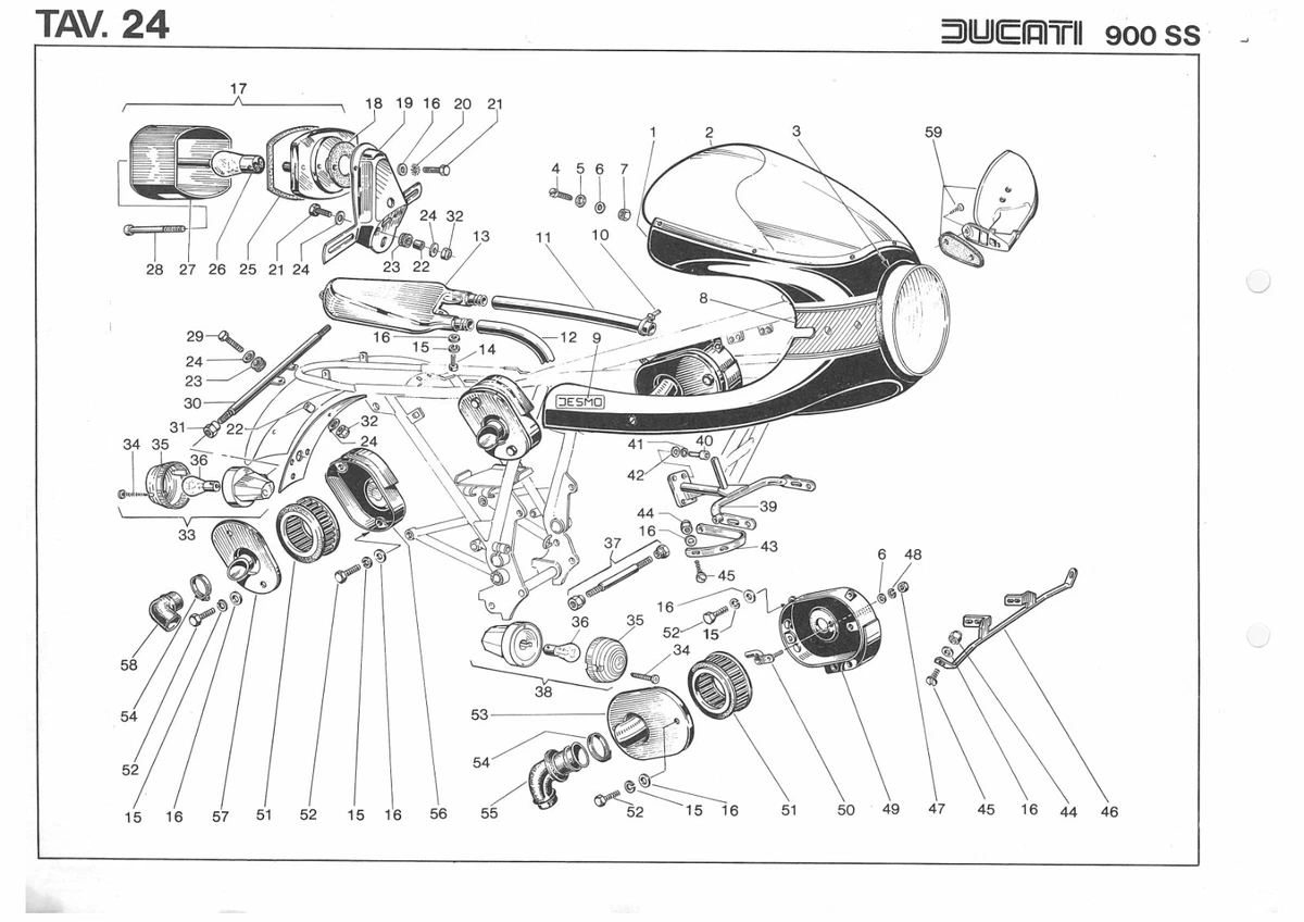 Ducati 2025 900ss parts