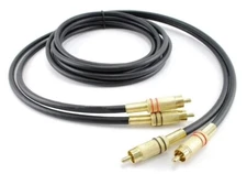Belkin 6FT 2-RCA Gold Plated Male to Male Audio Cable DJ/Mixer/Stereo System