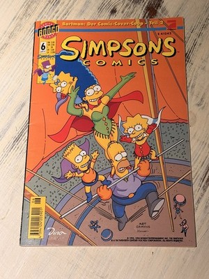 Orig. Simpsons Comics - Heft - April 1997 - RARITÄT - TOP Zustand -