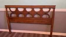 Dixie Furniture MCM Walnut Full Size Headboard, See All Pics