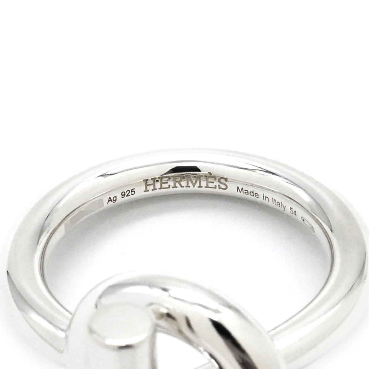 HERMES Ring ring Echappé MM Silver925  Silver #54… - image 3