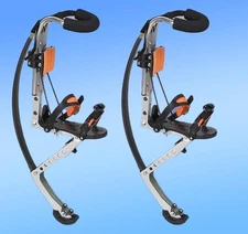 Men Kangaroo Bouncing Shoes Jumping Stilts Fitness Exercise 125-175 Lbs