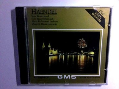 GMS '' HAENDEL '' '' Suite Wassermusik '' Suite Feuerwerksmusik '' Slovak Philharmoni