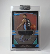 2003-04 Bowman Signature Troy Bell #89 Black /1250 Jersey Patch Auto
