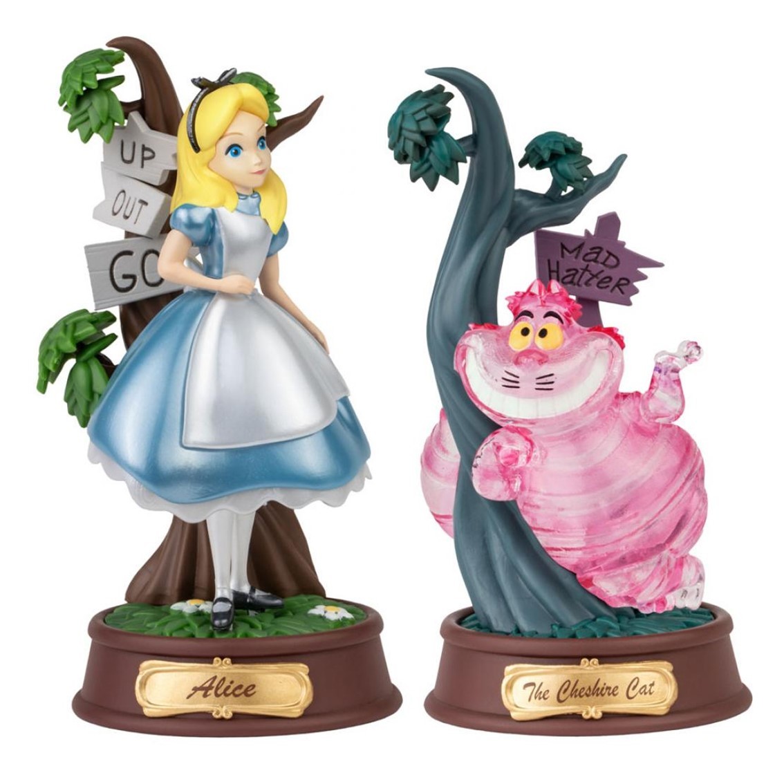 Set De 2 Figuras Mini Dstage Disney Alicia En El Pais De Las Maravillas Color Es