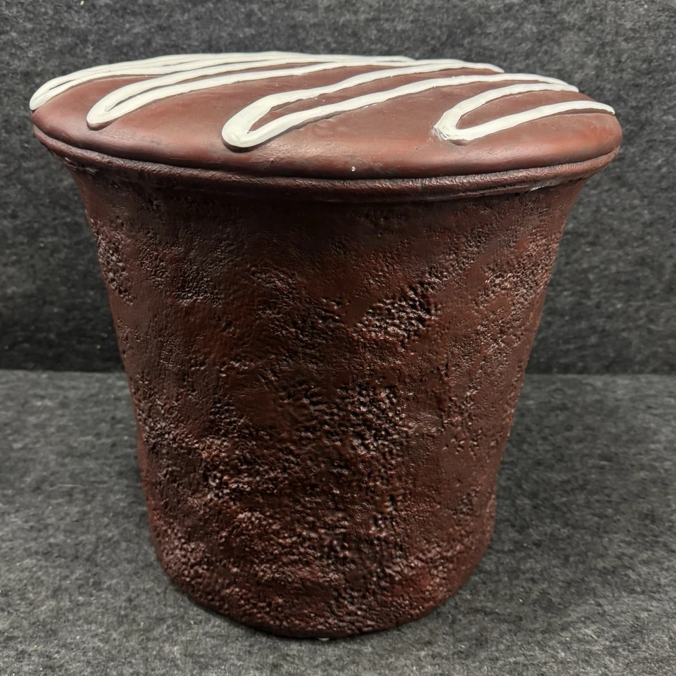 Viral Homegoods TikTok Frosted Chocolate Cup Cake  Food Stool Rare - Image 4 of 4