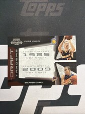 2009-10 Playoff Contenders Basketball Stephen Curry Chris Mullins Draft Tandems
