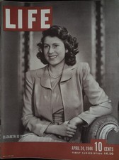 Life Magazine April 24, 1944 Princess Elizabeth is 18, WW II!