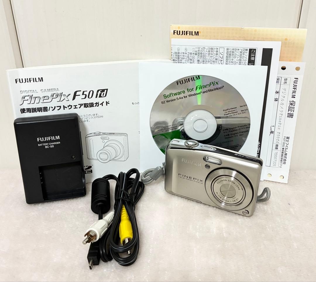 デジタルカメラ FUJIFILM FinePix F50 fd #3791 FUJIFILM FinePix F50fd Compact Camera Tested Working From Japan | eBay