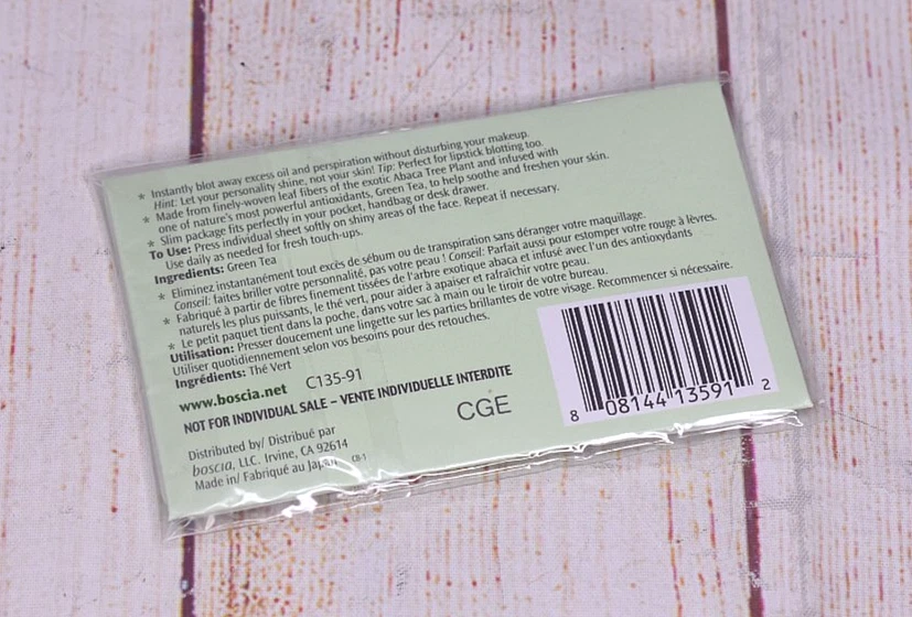 Boscia Green Tea Blotting Linens 25 Sheets Sealed New - Image 2 of 3