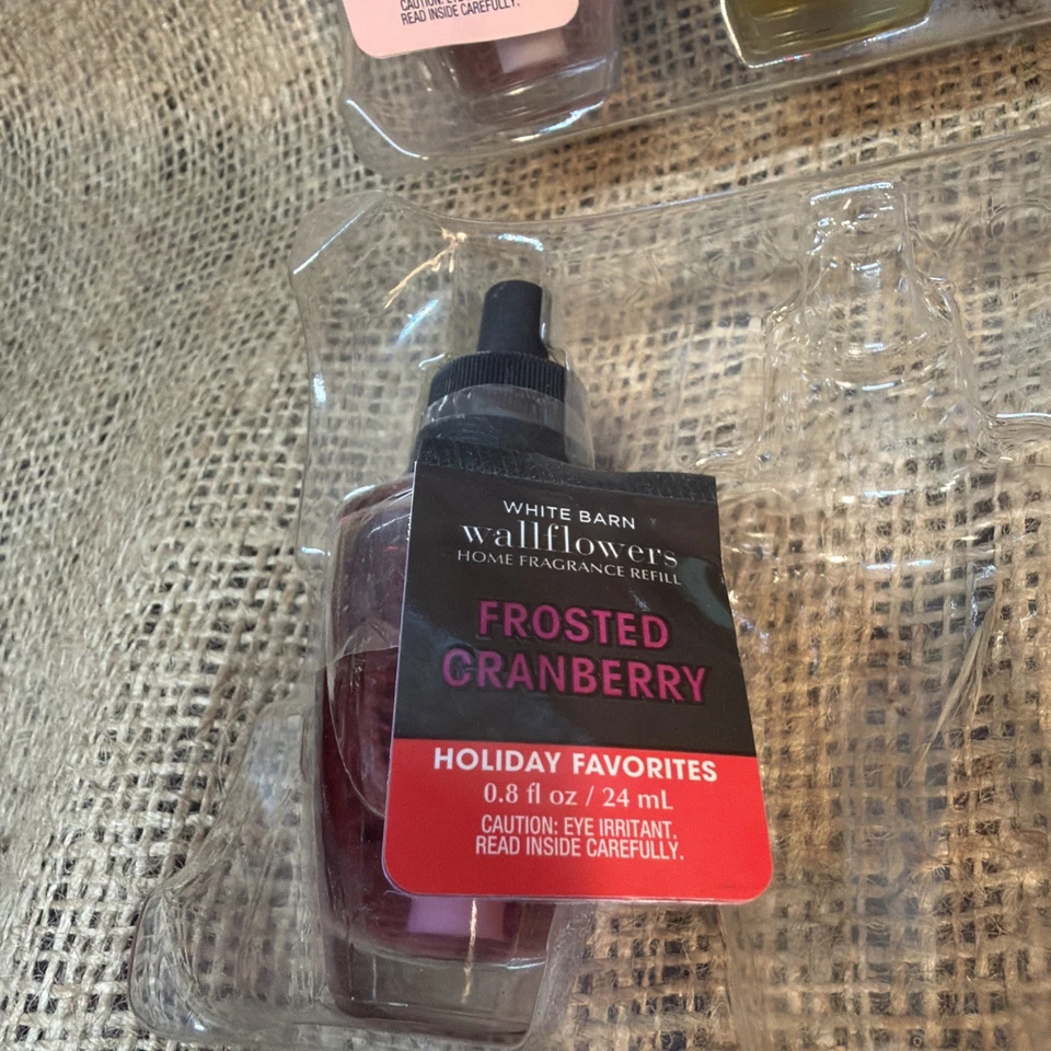 6 Pack Bath And Body Works Wallflower Refills Assorted Scents, New Sealed! (G10) - Image 2 of 4