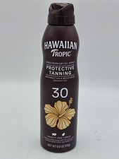 Hawaiian Tropic Sunscreen Dry Oil Spray Protective Tanning SPF 30 - 6oz