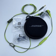 Bose Soundsport Wired Headphones 3.5mm Jack Earbuds In-ear Earphones Green