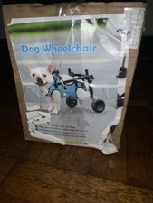 Dog Wheelchair for Back Legs with Pet Traction Rope, Small Wheelchair for D...