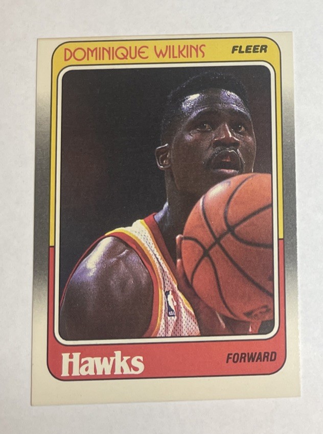 1988-89 Fleer #5 Dominique Wilkins Hawks Nice Card 🏀🔥(C)
