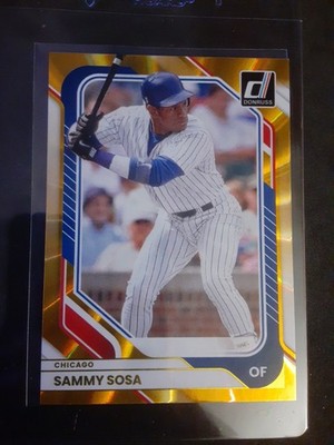 2026 Donruss Sammy Sosa Orange Laser #21/299