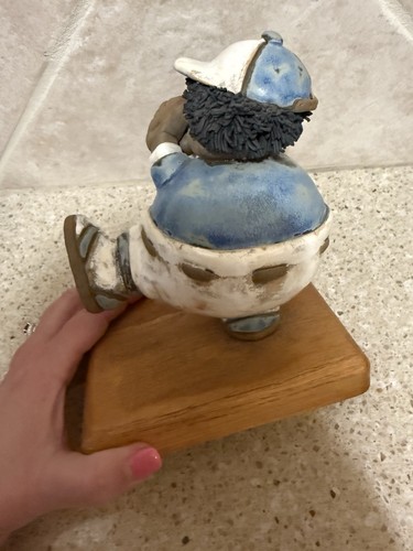 Rodo Padilla Ceramic Baseball Player Sculpture Mexican Art Vintage - Picture 4 of 16