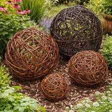 Weidenkugel Weidenball Dekokugel Kugel Rebenkugel Dekobälle Garten 10 bis 50cm