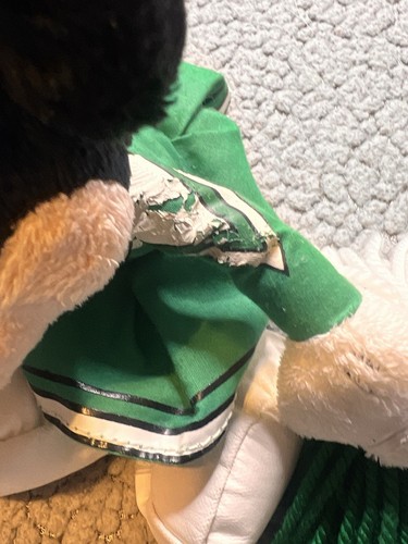 Minnie Mouse Green And White Mini Cheerleader Bear - Picture 4 of 4