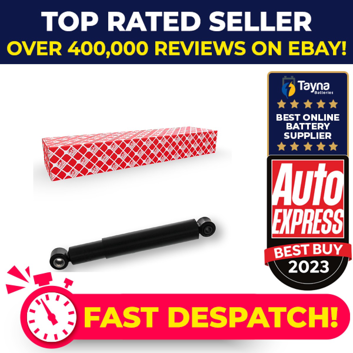 2x Shock Absorbers (Pair) Rear 20218 Febi Damper 81437016904 81437026064 Quality
