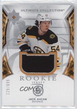 2021 Upper Deck Ultimate Collection Rookies Jersey 229/699 Jack Ahcan #156 0il7