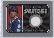 2006-07 O-Pee-Chee Swatches Peter Stastny #S-PS HOF z7j