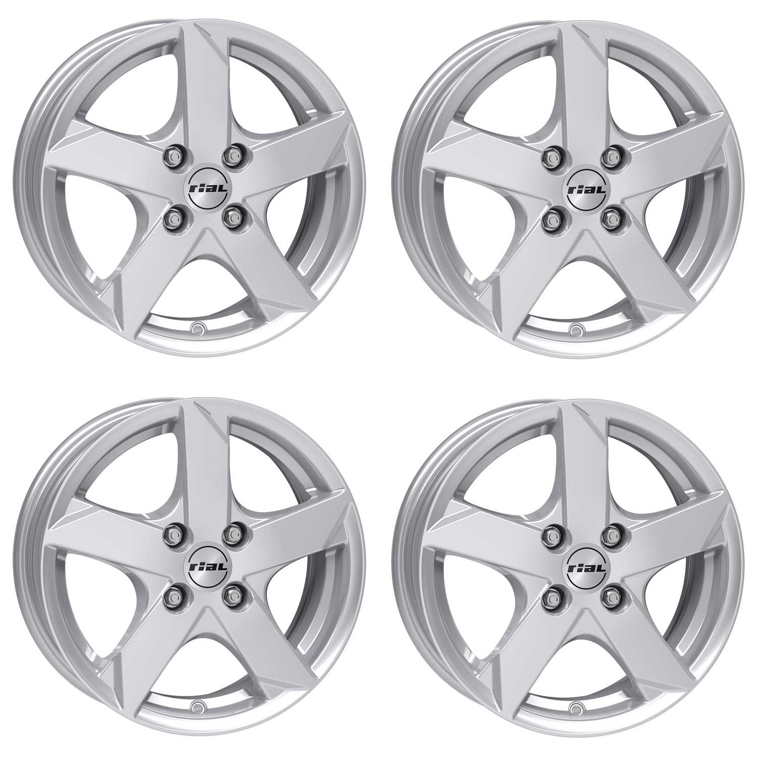 4 Rial Kodiak wheels 6.0Jx15 ET23 4x108 SIL for CITROEN C2 C3 C4 DS3